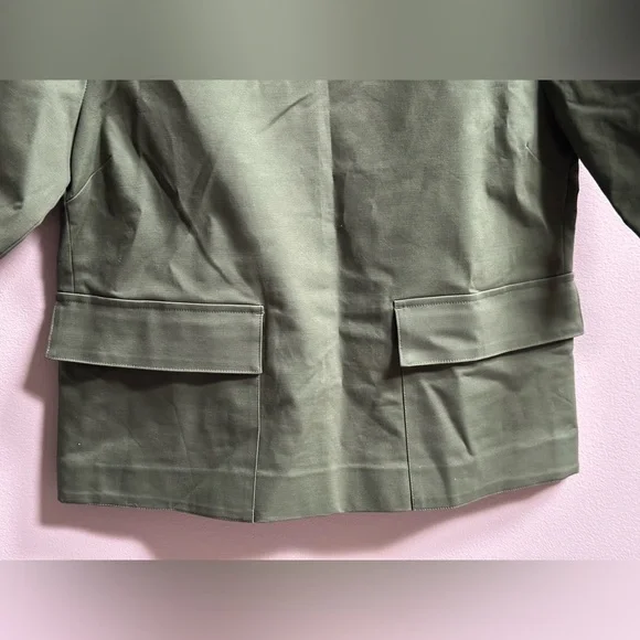 SOLD | Kate Spade Saturday Flat Pocket Blouse | Forest Green | Women’s S - Picture 5 of 9